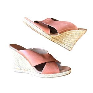 BANANA REPUBLIC Leather Espadrille‎ Sandal Sz11